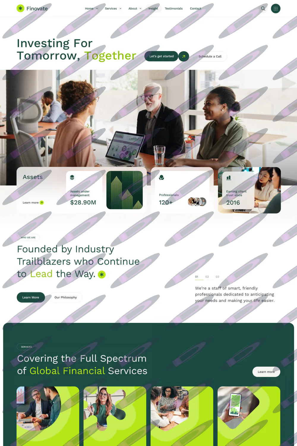 Finovate – Financial Advisor Consulting WordPress